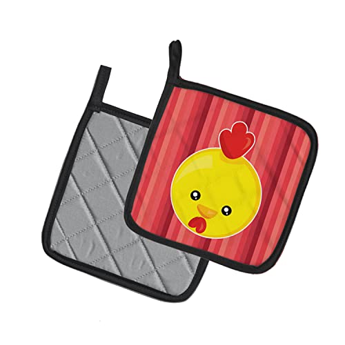 Agarraderas de pollo para decorar tu cocina con estilo alegre y proteger tus manos 3