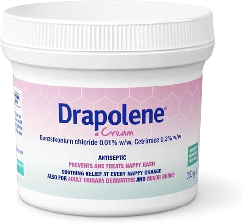 Drapolene Antiseptic Cream Anaesthetic Healing Prevents Relief Rash 350g