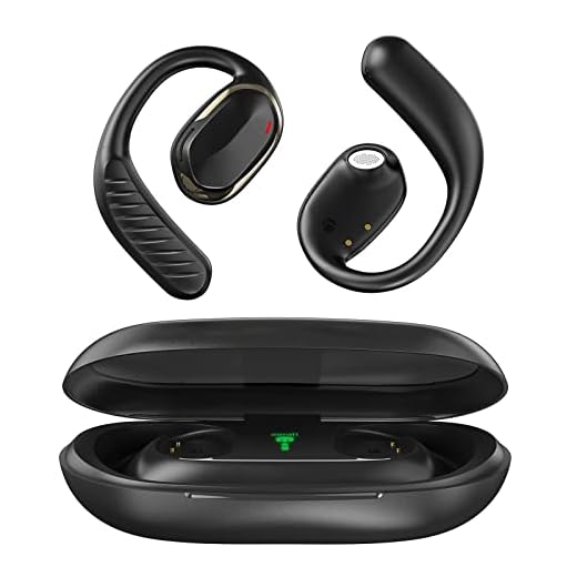 Fones de ouvido abertos Nurati N3, Bluetooth 5.2 Wireless Earbuds, Condução de ar Indolor para usar 17 horas de operação contínua IPX5 Waterproof para Samsung Google Xiaomi