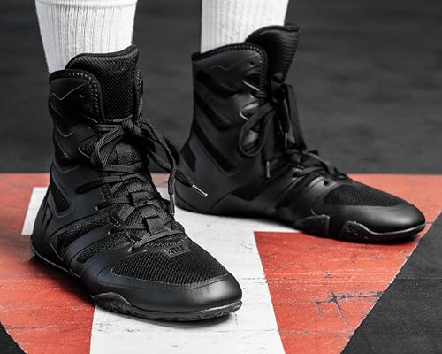 TITLE Boxing Total Balance Men's Athletic Boxing Shoes, White/Black (Size: 14)2