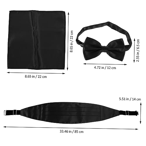 Set de Hombre: Corbata, Pañuelo y Faja Clásica miniatura 4