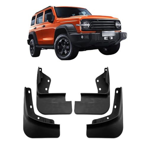 Car Mudguard for Great Wall Tank 300 2021-2023, No Drill Mudflaps All-Weather Fender Front & Rear Mud Guards Splash 4PCS