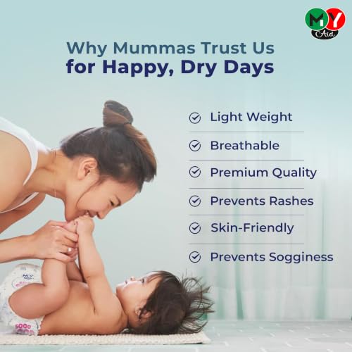 Image of SOOO GOOD Baby Diaper Pants With Aloe Lotion & Wetness Indicator | Soft & Comfortable | Fast Absorption, Rash-Free, Leak-Proof (Size-NB, 0 to 5 kg, 160 Counts, Pack of 2)