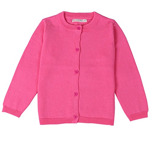 RJXDLT Little Girls Cardigan Knit Sweaters Long...