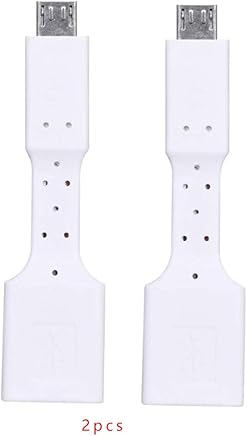 Bomcomi 2pcs Micro USB OTG 3.0 Adaptador de Cable conversor Compatible para el tel?fono Android/Samsung/Huawei