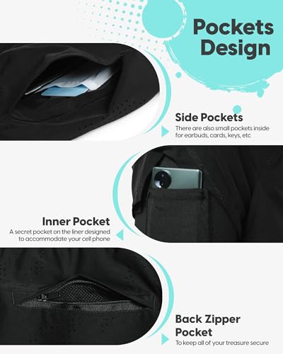 maamgic Mens Running Shorts with Compression Liner 5" Quick Dry Workout Shorts Anti-Chafe Gym Shorts Lightweight 2 in 1 Athletic Shorts with Phone Pocket Black Medium - Image 3