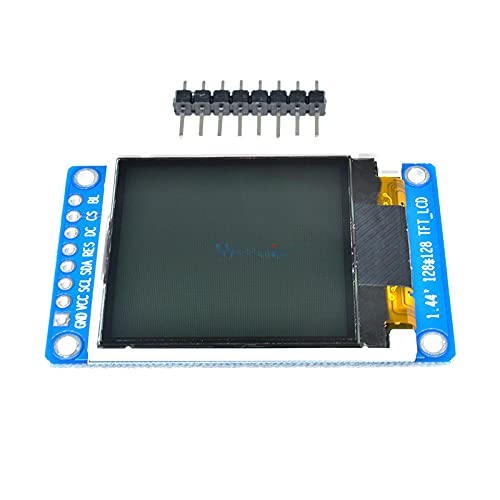 1.44" inch Serial 128x128 ST7735S Full Color TFT LCD Display Module 8 Pin SPI Serial Interface Replace OLED 3.3V Power Input