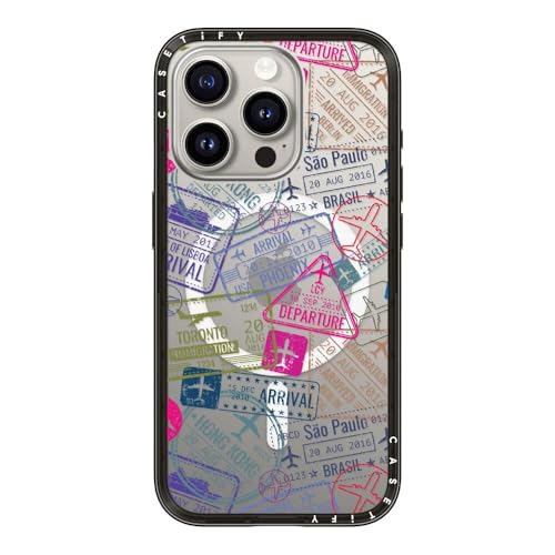 Coque iPhone 15 Pro mince MagSafe CASETiFY protection chute bumper transparent voyage élégant