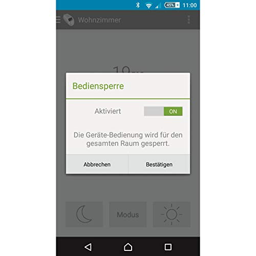 Eqiva Bluetooth Smart Elektronik-Heizkörperthermostat, mit App-Steuerung (3er-Set) – Ansicht 6