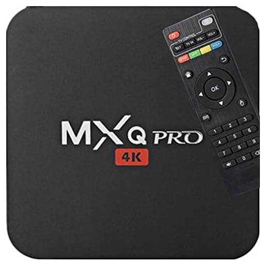 Retoo Smart TV-box med TV-fjärrkontroll, Android TV-box med 2,4 GHz fyrkärnig processor, mediaspelare med 4k-upplösning och Full HD, omvandlare (8GB 1GB RAM DDR3)