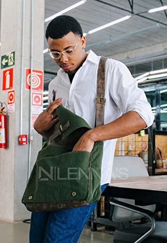 Pasta Lenna's Carteiro Vintage A011 Verde