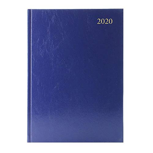 Télécharger Agenda de bureau A5 jour par page 2020 Bleu Livre PDF Gratuit