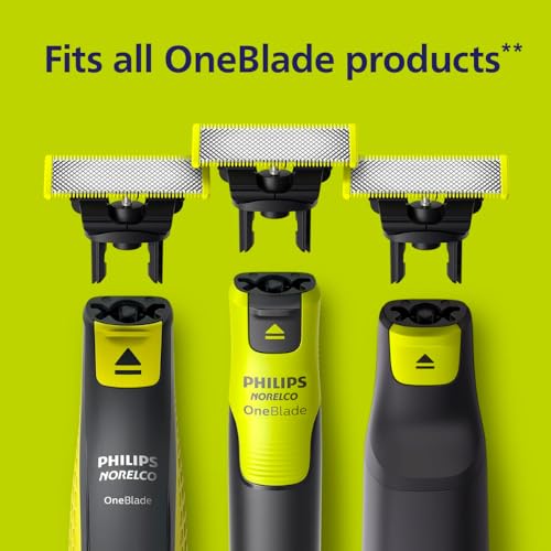 Image of Philips OneBlade Genuine Face Replacement Blade - Fits all OneBlade Handles, 4 Pack, QP240 /50
