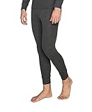 best basics Herren Winter Thermohose warme Funktionsunterwäsche Hose Skiunterwäsche (Grau, 2XL)