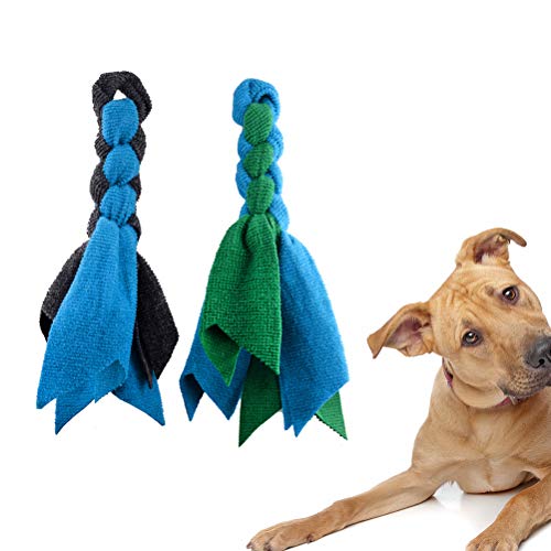 Brinquedo para cães - Brinquedo para cães - 2 peças de corda de mastigar para cães de tecelagem com