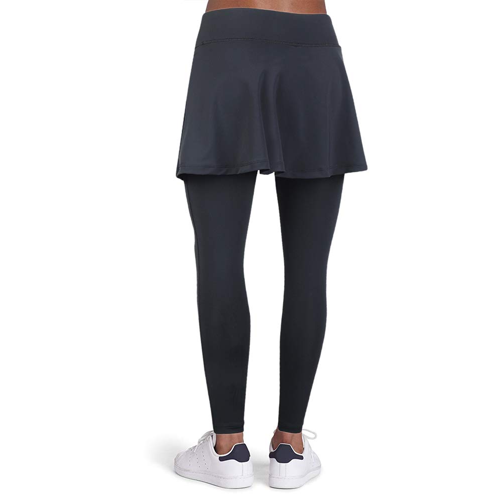 Turnhier - Leggings de tenis con bolsillos, diseño de Capris con faldas para golf