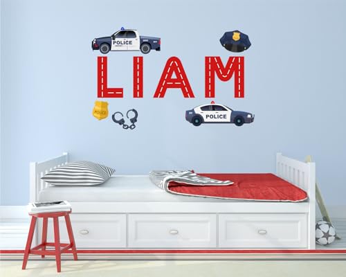 Vinilo Decorativo Policía para Habitación Infantil miniatura 2