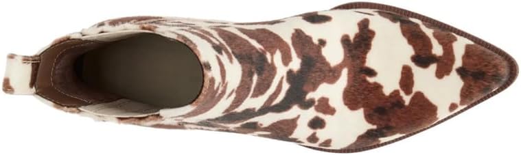 Women's Ankle Boots Pointed Toe Chunky Block Heel Western Booties Fashion Comfort Slip On Elastic Chelsea Booties