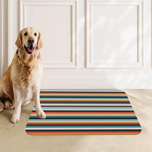 Tapis gamelle d'eau antidérapant et absorbant pour chat et chien - 8