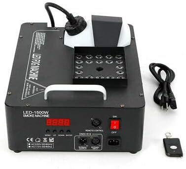 Máquina de Humo Vertical 1500W con Luces LED y Control Remoto miniatura 7