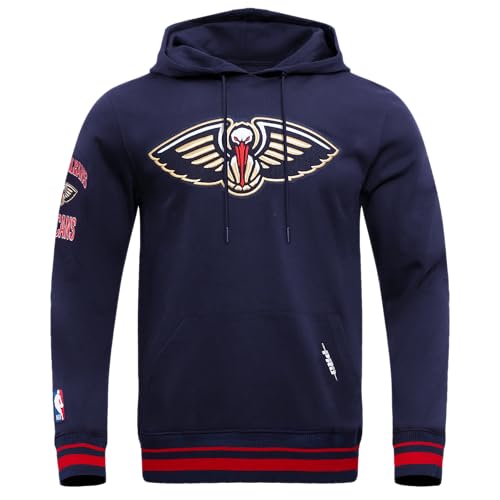 Image of Pro Standard Mens NBA Retro Classics Brushed Back French Terry Pull Over Hoodie