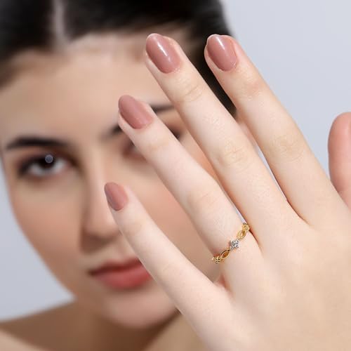 Image of Miss Highness 925 Sterling Pure Silver Ring for Women, Minimal Rings, Adjustable Size, Daily Wear Silver Jewellery, with Certificate of Authenticity, Birthday, Anniversary, Gift for Wife & Girlfriend