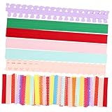 LALAFINA 80個 Diyの花 色紙 人工的な カーネーション造花 シルクデイジーの花 たち 花 人工 クラフト紙の花 ペーパークラフト かぎ針編みの花 緑のフェルト生地 ペーパーディッケル