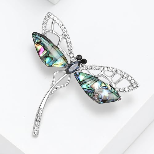 Image of Insect Animal Brooch Pin for Women Rhinestone Lapel Pins Vintage Brooches for Costume Accessories