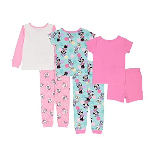 Disney 6-Piece Snug-fit Cotton Pajama Set, Soft & Cute for Kids - Image 3