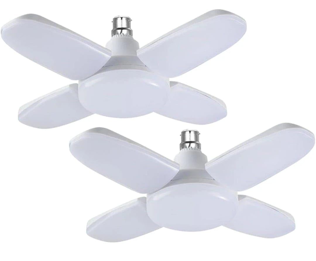Everglown 30W White Fan LED Light Pack of 1 | 4-Blade Design, B22 Base, Ceiling Mount, Energy Saving, Indoor Lighting-image-12