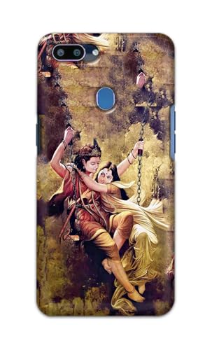 Image of Printed Hard Back Cover for Realme 2 Back Cover (Radha Krishna Love -J1) -190724(EA)
