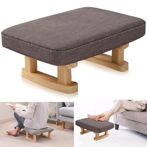 Stowetry Foot Stool Pouffe Footstool with Removable Cover