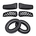 Voarmaks Replacement Ear Pads Headband Cushion Pad Compatible with Bose A30 Aviation Headset Including Inner Foam Filter Inserts, 3 Mic Covers Windscreen, Protein Leather Memory Foam (Refresh Kit)