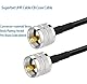 Superbat CB Funk RG58 Kabel PL259 UHF Kabel 5 m SO239 UHF Stecker auf Stecker Verlängerungskabel Verlustarmes für Amateurfunk Funkantennen Analysator, SWR-Meter,Zweiwege FunkWireless LAN Geräte