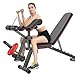 ZQJYMXM Abdominal Boards, Multifunctional Dumbbell Bench Fitness Chair Leg Trainer Bench sit-up Board Home Fitness Equipment