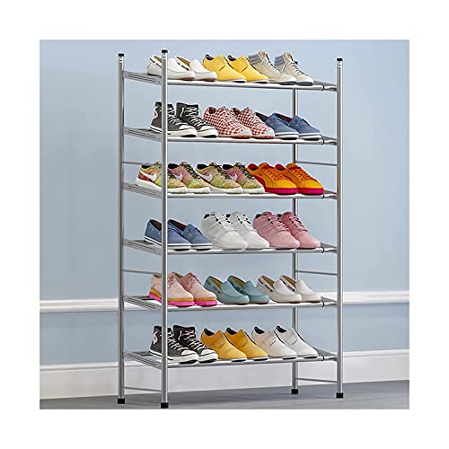 Étagère à chaussures extensible et peu encombrante en acier