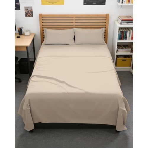 Full XL Bed Sheet - 4 Piece Full XL Bed Sheets Set - Ultra-Soft, Comfy, Breathable & Cooling - Hotel Luxury Bedding for Women & Men with Deep Pockets - Wrinkle Free & Fade Resistant - Oeko-T