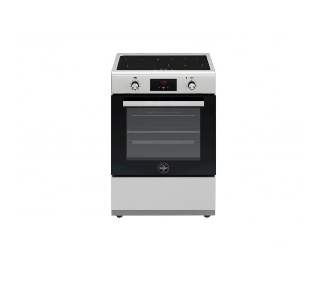 La Germania SE664IX Serie Futura, Cucina 60 Cm, Piano Ad Induzione Con 4 Zone Di Cottura, Forno Elettrico Ventilato Con 9 Funzioni, Funzione Booster, Classe Energetica A