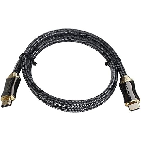 Ultra HD 4K 3D 2160p HDMI Cable 1m Teepao HDMI 2.0 Gold Plated Connectors Ethernet &Audio Return Channel 30AWG High Speed 18Gbps Braided Cord for Xbox PS3 PS4 PC Apple TV Cover