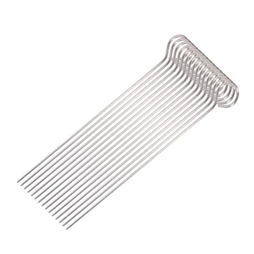 Happyyami 30pezzi Spiedini Inossidabile Per Bbq Lunghi e Resistente Per Carne e Per