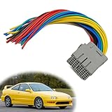 Pleoos Door Connector Pigtail Wire Harness Front Driver Or Passenger Only Compatible with Honda Civic EK CRV Prelude Acura