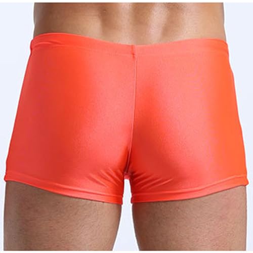 Custom Designed Men's Swim Trunks Elastic Patchwork Quick Drying Breathable for Pro Swim4