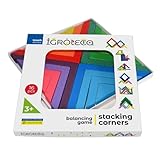 Photo Gallery igroteco gioco bilanciere in legno naturale per bambini a partire dai 3 anni, 16 pezzi giocattolo per lo sviluppo della coordinazione motoria fine e precisione dei movimenti