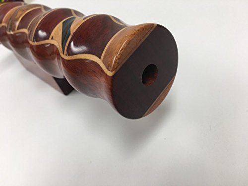 N & J Kaleidoscope in Padauk Wood, 7 Inch Barrel, Inlaid Solid Woods Including Padauk,Teak, Jalneem, and Babuglia. Handcrafted in U S A ! - Thumbnail 4