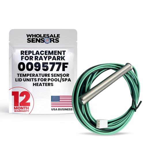 Replacement for Raypak 009577F Temperature Sensor IID Units for Pool & Spa Heaters | 12 Month Warranty & USA Support