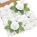 DerBlue 60pcs Artificial Roses Flowers Real Looking Fake Roses Artificial Foam Roses Decoration DIY for Wedding Bouquets Centerpieces,Arrangements Party Home Decorations
