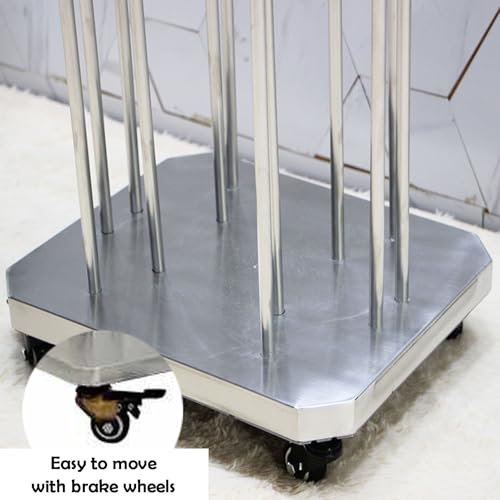 Organiseur en acier double face pour optimiser les placards de maison - 7