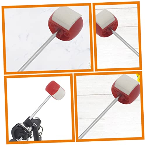 Vaguelly 2pcs Felt Bass Drum Pedal Beater Percussion miniatura 6