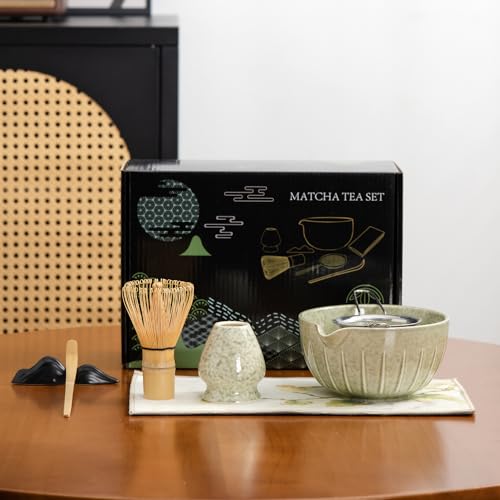 DWEHIXBUY Matcha Whisk Set - 7 Piece Kit