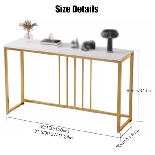 Mesa consola de cristal rectangular para pasillo y sofás en salones 2